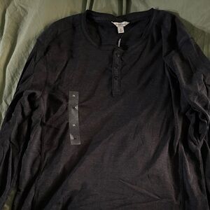 Calvin Klein Dark Long Sleeve Henley